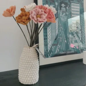 Vases fleurs en feutrine – Création artisanale NEW HEIDI