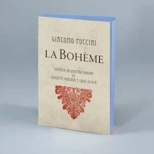 Carnet d'écriture La Bohème <br> LIBRI MUTI