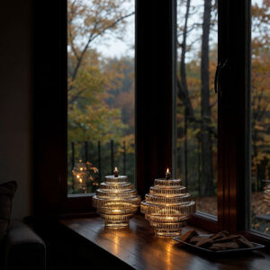 Lampe à huile Twin  <br> PERI LIVING