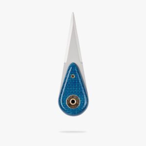 Petit jouteur micarta bleu (couteau à huîtres) AUZIER