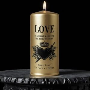 Cierge tatoué Love <Br> UN SOIR À L' OPÉRA