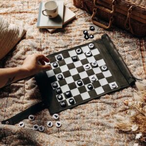 Jeu d'échecs et de dames de voyage <br> LES RAFFINEURS