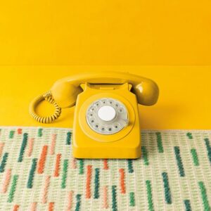 Téléphone GPO 746 rotary mustard <br> GPO RETRO DESIGN