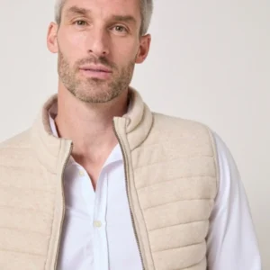 Doudoune sans manche réversible Béton / Craie <br> JAQK