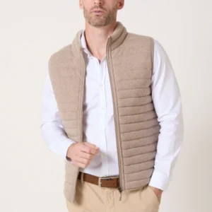 Doudoune sans manche réversible Béton / Craie <br> JAQK