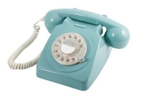 Téléphone GPO 746 rotary GPO RETRO DESIGN - azure blue