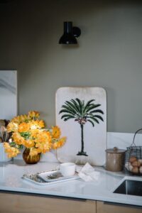 Plateau de réception Palmier <Br>  BONCOEURS