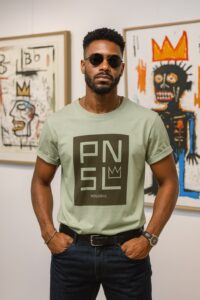 T-shirt PNSL Basquiat  <Br> PÉNINSULE