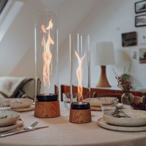 Cheminée de table Spin air chêne <br> HÖFATS