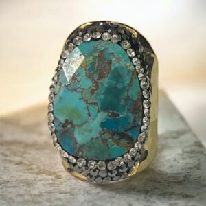 Bague turquoise DRUZY