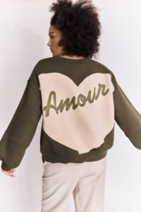 Sweat molletonné Amour